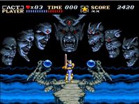 une photo d'Ã©cran de ActRaiser sur Nintendo Super Nes